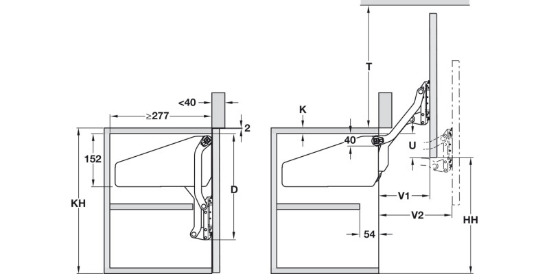 Free Up Parallel 380-500mm 9.3-17.4kg