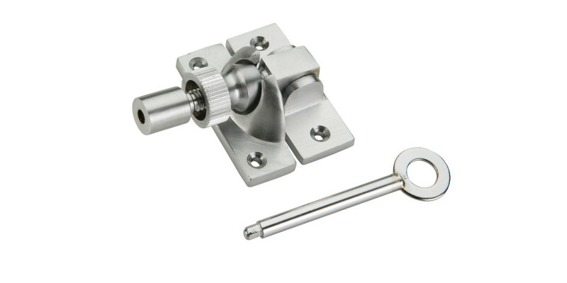 Sash Fastener Brighton Pat Lock Brass PB