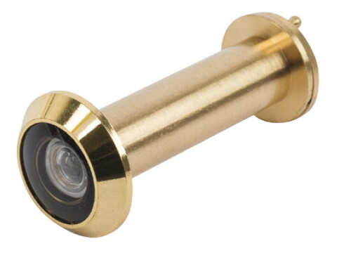 Door Viewer, 200�, for Door Thickness 50-80 mm, Brass, Startec