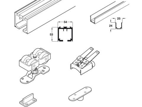 SF-A300 1 Door Set Max 3000mm Wide