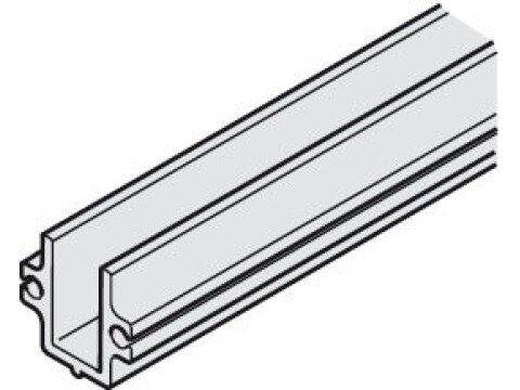 Bottom Channel, for Glass Interior Doors, Hawa-Junior