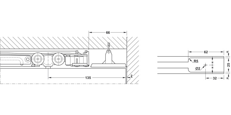 Eku Porta 100GW Mounting Plate