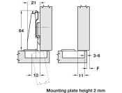 Nexis Tipmatic 100D Hinge Click SF Full