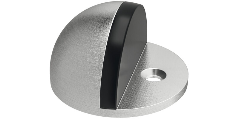 Door Stop, Floor Mounted, with Dowel, Brass, Startec
