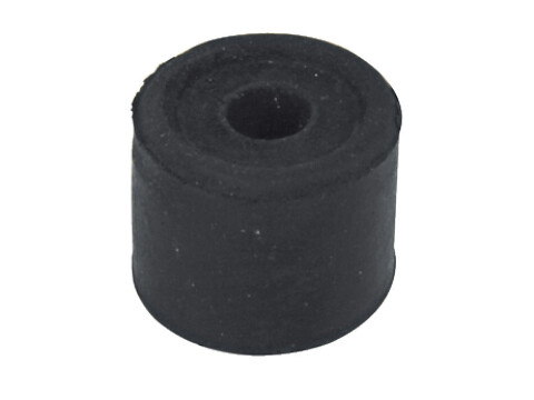 Door Stop/Floor D34x26mm Rubber Wht