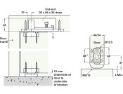 Dbl Action Pivot Set - Floor 304 SSS