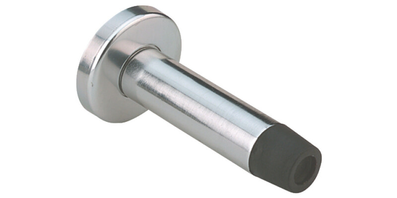 Door Stop/Wall D42x87mm Alu Rub/PAA
