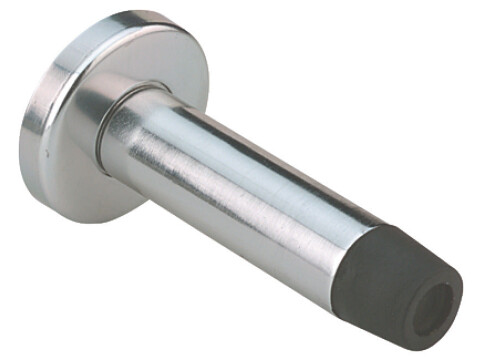 Door Stop/Wall D42x87mm Alu Rub/PAA