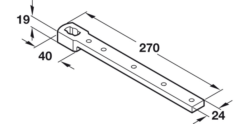 Geze Double Action Bottom Strap St ZP