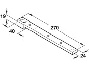 Geze Double Action Bottom Strap St ZP