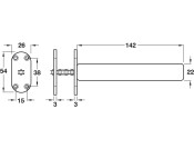 Perko Concealed Jamb Closer PB