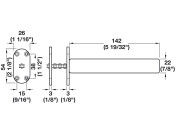 Perko Concealed Jamb Closer PB