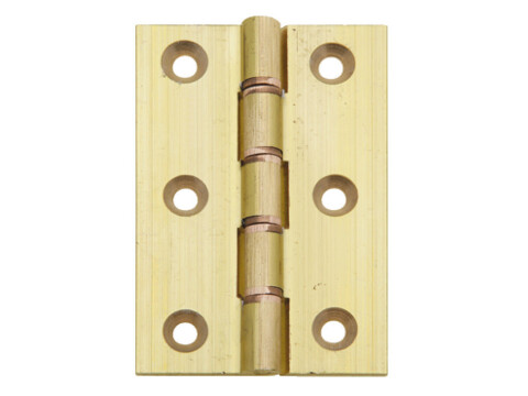 Butt Hinge DPBW D9x76x51mm Ext Brs PC