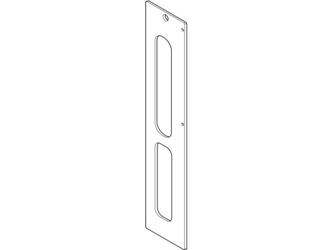 Template Set, Door and Frame, for Tectus TE 540 A8 Hinge