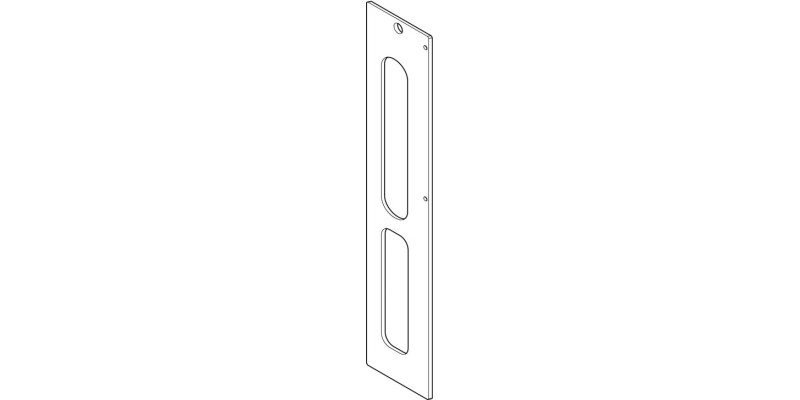 Template Set, Door and Frame, for Tectus TE 240 3D Hinge
