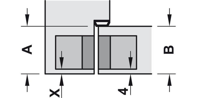 Tectus TE340 3D 180D Hinge PNP