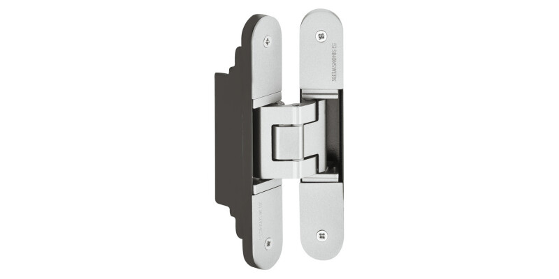 3D Hinge, 180�, Aluminium, Zinc Diecast and Steel, Tectus TE 340