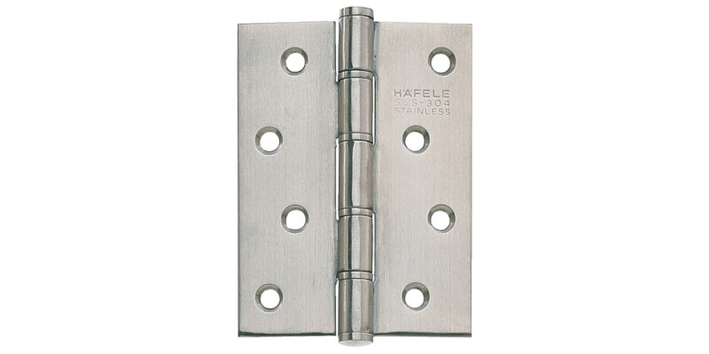 Butt Hinge, Washered, 102 x 76 mm, Stainless Steel, H&auml;fele