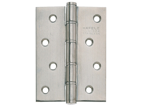 Butt Hinge, Washered, 102 x 76 mm, Stainless Steel, H&auml;fele