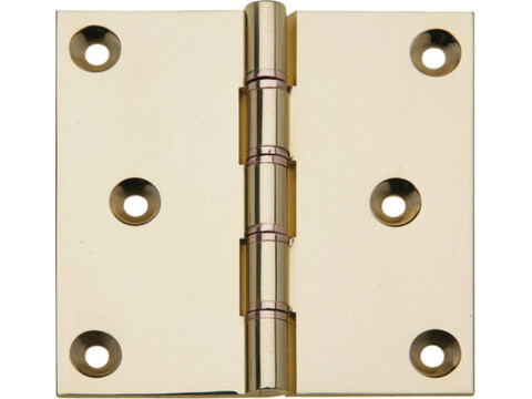Projection Butt Hinge, DPBW, 75 x 75 mm, Brass