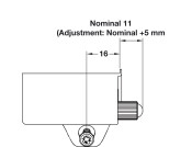 Adj Soft Close f 110D Hinged Dr 1=5pcs