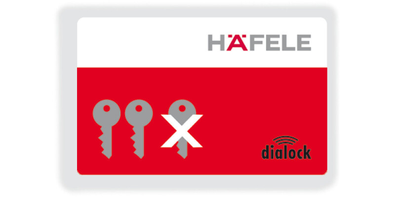 Dialock MiCls PK Clearing Key Card Wht