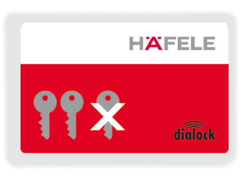 Dialock MiCls PK Clearing Key Card Wht