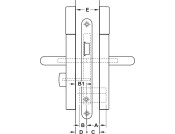 Dialock DT700 DrTerminal Set J Lvr SSS