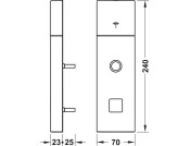 Dialock DT700 DrTerminal Set J Lvr SSS