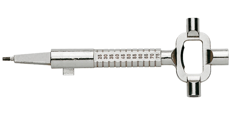 BuildingSite Key 184x64mm ZincDiecast NP