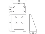 Electro-Mag Dr Retainer Floor Mnt Brkt