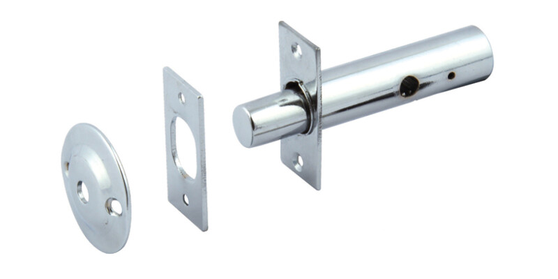 Security Bolt, Mortice Door, Brass/Steel