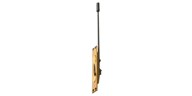 Lvr Act Flushbolt 172x25x30mm Brs PB