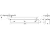 Surface OH Friction Stay HD Outward SZP