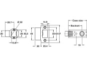 FastLatch Pushfit Tub Latch 60mm SN