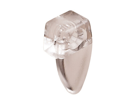 Mirror Clip Oval Pl Trans