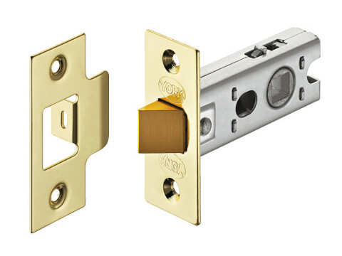 Mortice Latch, Tubular, Bolt Through, Latchbolt Operated by Lever Handles, Steel