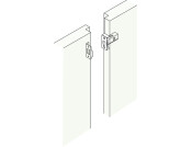 Rebate Set 13mm Tub Mort Latch Alu/St NP