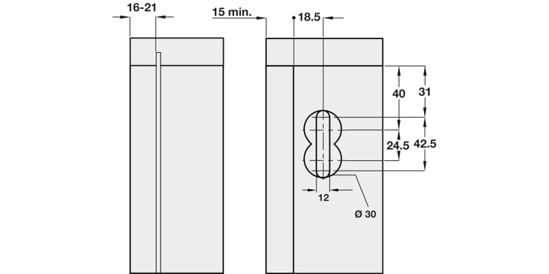 Libra H1 Cabinet Hanger Conc UH SZP