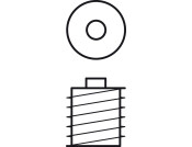 Startec Piercing Grub Screw D6mm SS