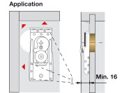Koala Cabinet Hanger Concealed SF UH SZP