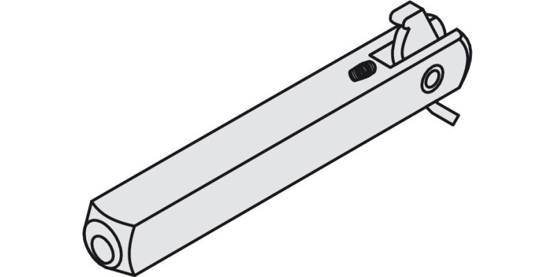Half Spindle 8mm Sq 60mm ts 40-50mm Drs