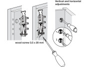 Spider Cabinet Hanger Conc Dowel SZP