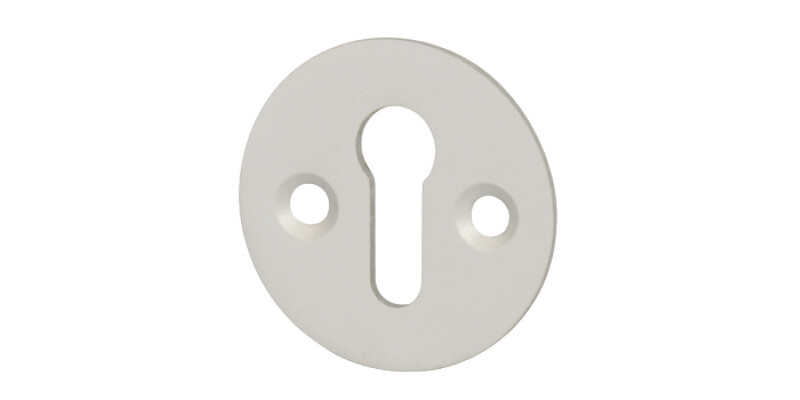 Escutcheon D33mm Plain Std KW Alu SAA