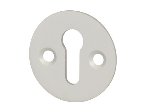 Escutcheon D33mm Plain Std KW Alu SAA