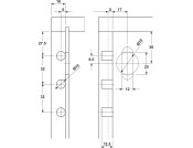 Traser-8 Cab Hanger/Supp Knock-in RH SZP