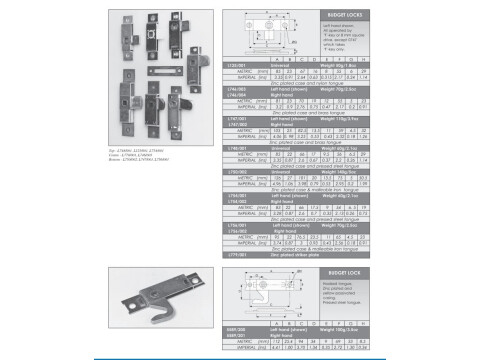 RIM BUDGET LOCK L747/0747 (LEFT OR RIGHT HAND) - 103MM