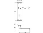 Victorian Lvr Hdls/Plt Scroll WC SN
