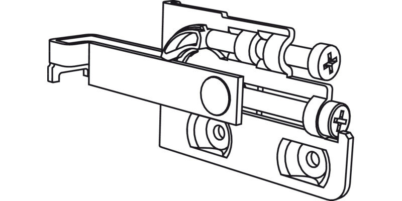 Scarpi-4 Cabinet Hanger RH Screw-On