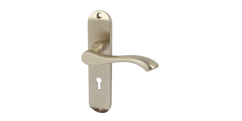 Lever Handles, on Backplates for Lever Latch, Zinc Alloy, Welford
